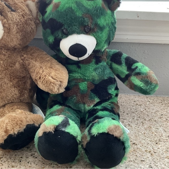 Build A Bear Bearemy Bear Plush Stuffed Lovey Toy Plush Build-A-Bear Camouflage - Picture 6 of 8